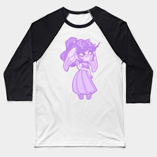 Purple Sukeban Jackalope Baseball T-Shirt